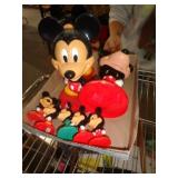 PLASTIC MICKEY & MINNIE FIGURES PLASTIC MICKEY & MINNIE FIGURES