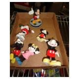 CERAMIC MICKEY & MINNIE FIGURES CERAMIC MICKEY & MINNIE FIGURES