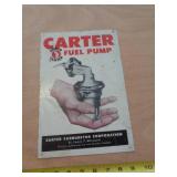 METAL SIGN 8'X12' CARTER FUEL PUMP METAL SIGN 8'X12' CARTER FUEL PUMP