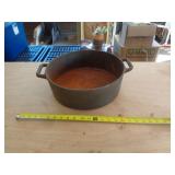 CAST IRON COOK POT NEARLY 14' ACROSS CAST IRON COOK POT NEARLY 14' ACROSS
