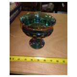 CARNIVAL GLASS COMPOTE CARNIVAL GLASS COMPOTE