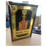 REBEL YELL BAR MIRROR 16' X 24' REBEL YELL BAR MIRROR 16' X 24'