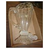 HEAVY GLASS PITCHER HEAVY GLASS PITCHER