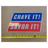 2004 8'X12' JIMMY JOHNS METAL SIGN 2004 8'X12' JIMMY JOHNS METAL SIGN