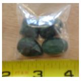 BRAZILLIAN EMERALD CABOCHONS - 117.85CTS TOTAL BRAZILLIAN EMERALD CABOCHONS - 117.85CTS TOTAL