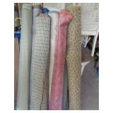 8 - ROLLS OF UPHOLSTERY MATERIAL APPROX 60' WIDE 8 - ROLLS OF UPHOLSTERY MATERIAL APPROX 60' WIDE