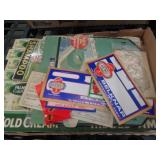 LOT LABELS & PAPER I/ COLGATE / BLUEGRASS ETC LOT LABELS & PAPER I/ COLGATE / BLUEGRASS ETC