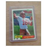 SPORTS CARD 'COPY' - JOE MONTANA SPORTS CARD 'COPY' - JOE MONTANA