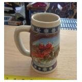 1995 BUDWEISER STEIN / XMAS