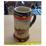 1992 BUDWEISER STEIN / XMAS