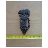 CAST IRON BEAR DOOR KNOCKER