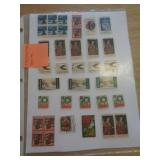 US XMAS STAMPS