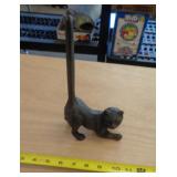 CAST IRON CAT PAPER HOLDER
