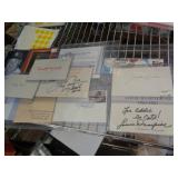 12 - MIXED ITEMS - SIGNATURE CARDS / SPORTS / ETC