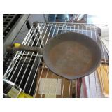 8' CAST IRON SKILLET  - ROOSTER BOTTOM