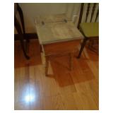 VINTAGE SEWING BOX 23'T X 17' W X 21' L / FR