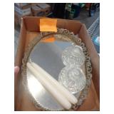VANITY TRAY & CANDLE SET