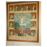 WAY OF THE CROSS PRINT 21' X 17' / HWY US