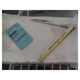 VINTAGE ADV. KNIFE / MADE IN GERMANY