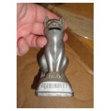 CAST ALUM CAT BANK / NO BOTTOM