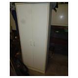 WHITE WOOD CABINET 60' T X 12' D X 24' W / G