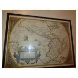 WORLD MAP PRINT 12X15 / BTH