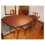 AMERICAN DREW TABLE & 6 CHAIRS / DR