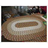 18' X 28' BRAIDED RUG - TAN