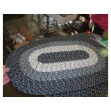 18' X 28' BRAIDED RUG - BLUE