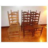 6 - LADDERBACK CHAIRS / FR