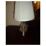 2 - SMALL MATCHING CRYSTAL LAMPS / MB US