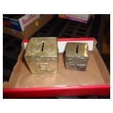 VINTAGE METAL COIN BANKS
