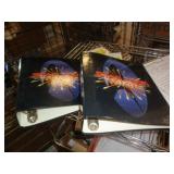 2 - EMPTY STAR TREK BINDERS