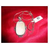 GERMAN SILVER NECKLACE - BIWA PEARL