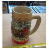 1987 BUDWEISER STEIN / XMAS