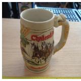 BUDWEISER STEIN / XMAS