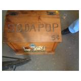 WOOD SODA POP CABINET / UT