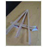 2 - WOOD TABLE EASELS
