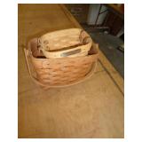 2 -LONGABERGER BASKETS