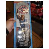 5' X 17' METAL THERMOMETER - RED CROWN