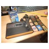 ORIG. ATARI SYSTEM /10 GAMES /JOYSTICK / CONTROLS