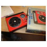 PORTABLE 8 TRACK, AM/FM RADIO