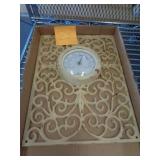 VINTAGE CAST IRON THERMOMETER