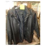 JACQUELINE FERRAR LEATHER JACKET 1XL