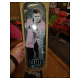 5' X 17' METAL THERMOMETER - ELVIS