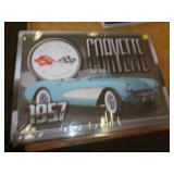 12' X 17' METAL SIGN - 57 CORVETTE
