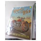 12'X17' METAL SIGN - MOTORCYCLE