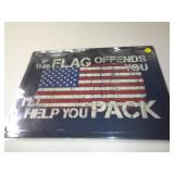 12'X17' METAL SIGN - FLAG