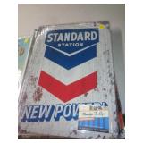 12'X17' METAL SIGN - STANDARD OIL