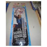5'X17' METAL THERMOMETER - RED CROWN GASOLINE